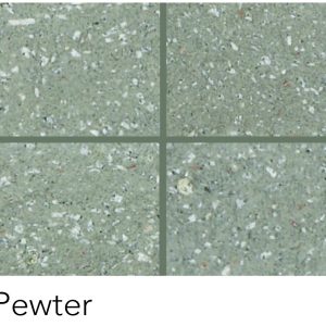 WALL CAP 3" RECT. PEWTER