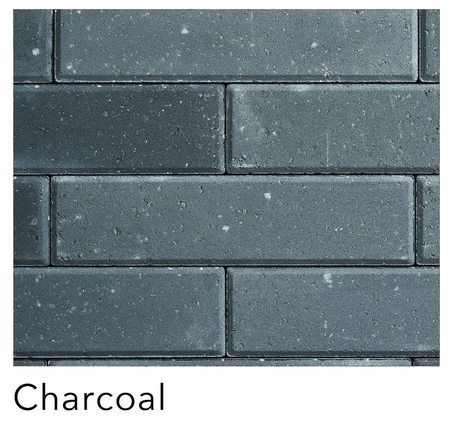 PAVER PERMEABLE 4x8 3-1/8" CHARCOAL