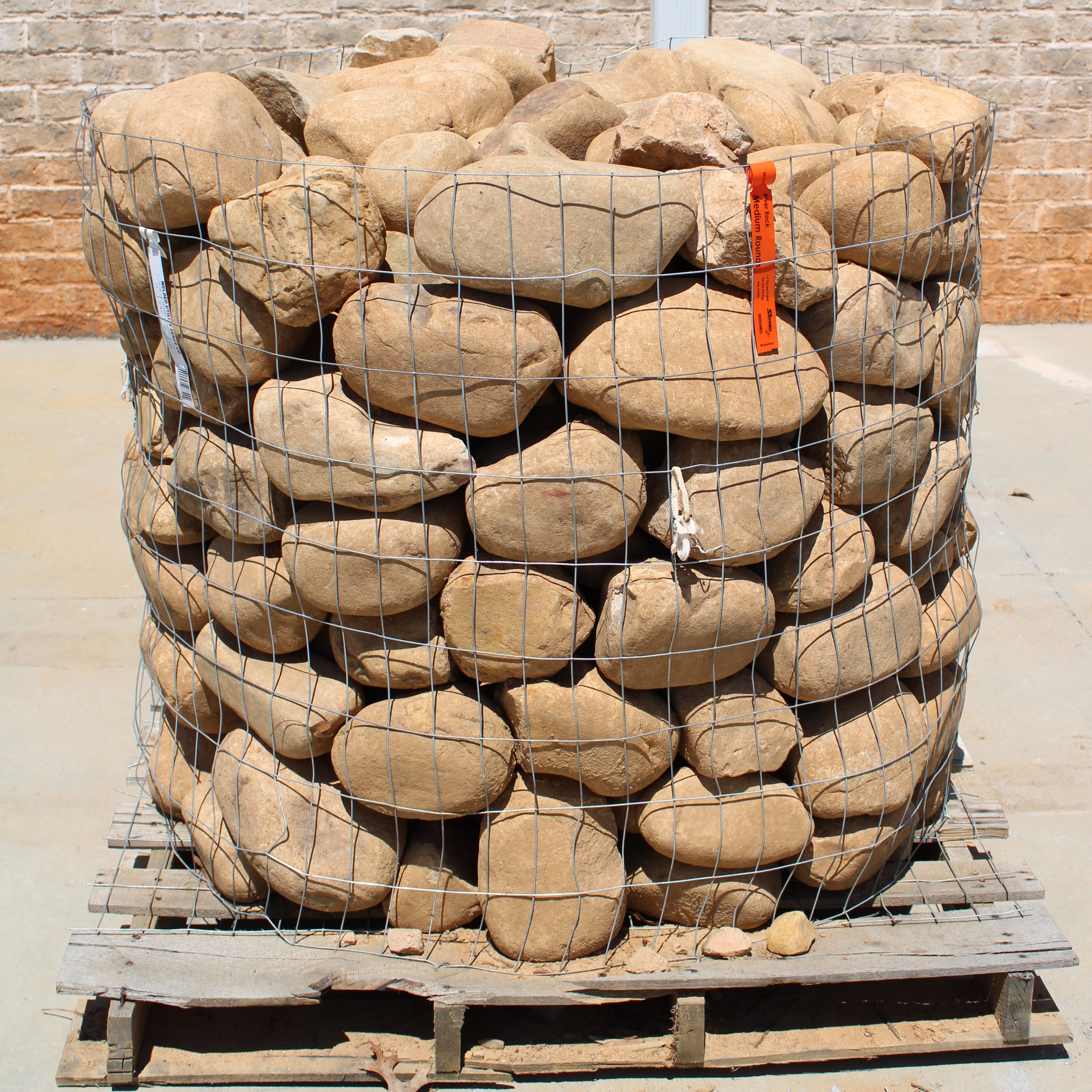 RIVER ROCK ROUND MEDIUM (lb/ton)