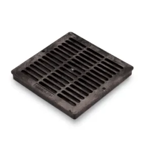 GRATE 12" SQUARE BLACK