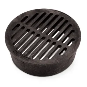 GRATE 6" ROUND BLACK
