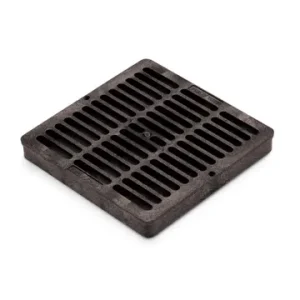 GRATE 9" SQUARE BLACK