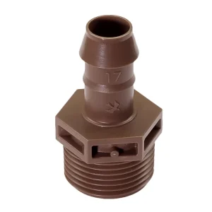 MALE ADAPTER 17mm BARB X 3/4"MIPT