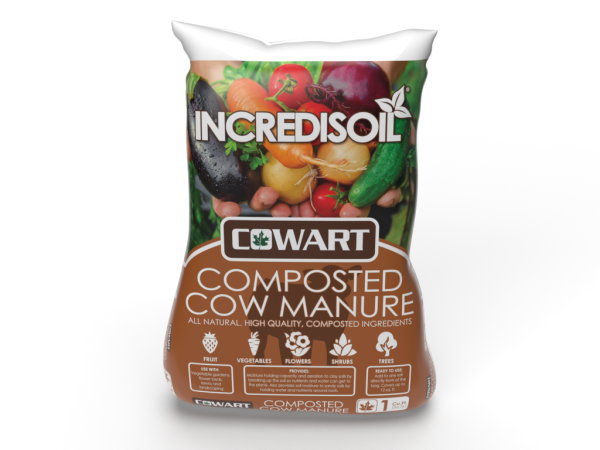 COMPOSTED COW MANURE, 40 LB BAG