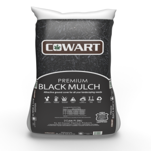 HARDWOOD MULCH BLACK 2 CU FT BAG