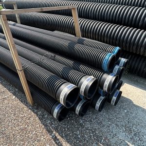 CORR PIPE DUAL-WALL 6" X 20' BELL END