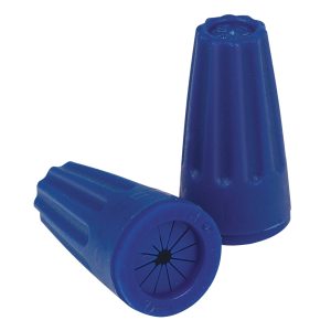 WIRE CONN. BL/BL LOW-VOLT (100/CAN)