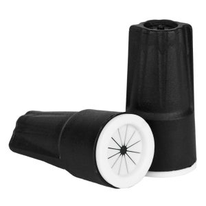 WIRE CONN. BLK/WHT IRRIGATION (150/CAN)